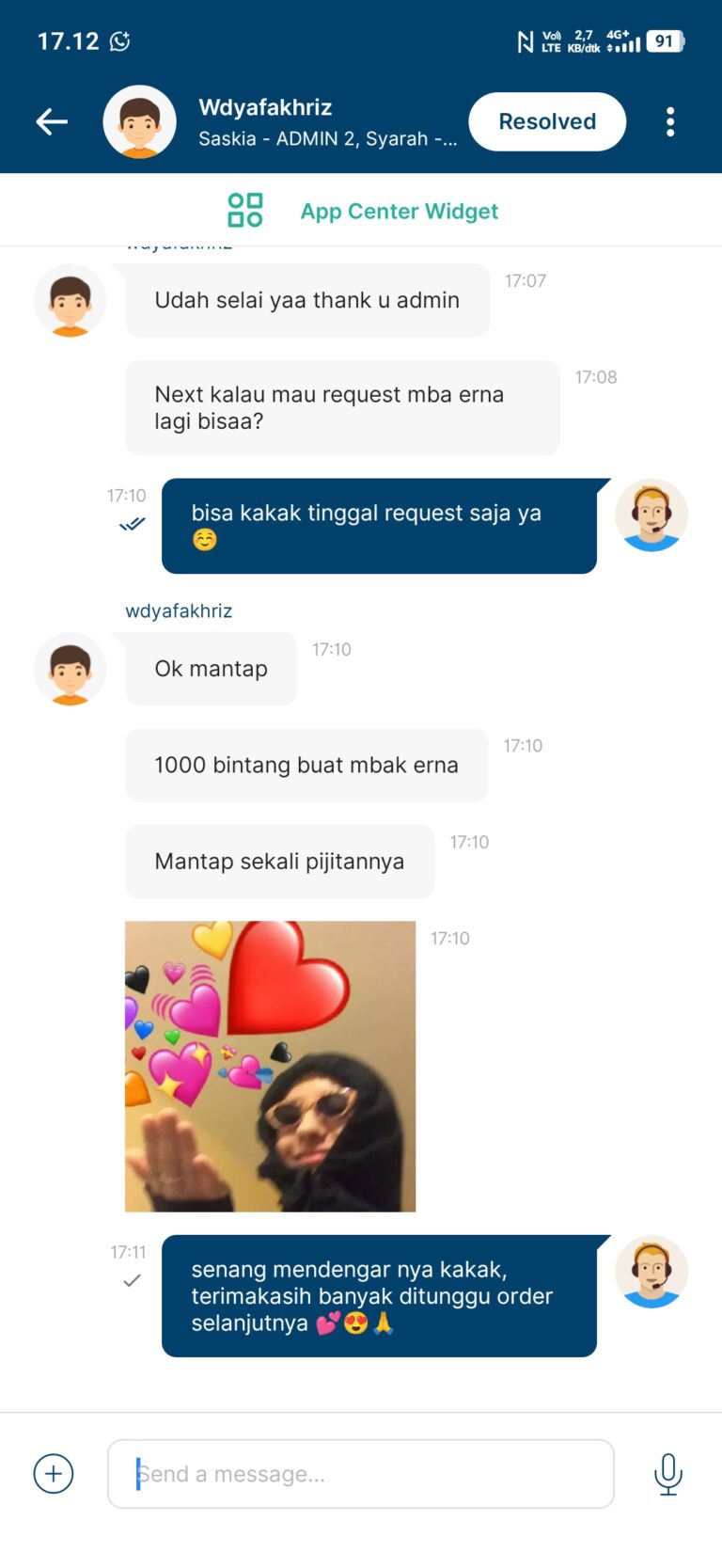 Testimonial pelanggan Truly Home Massage 2